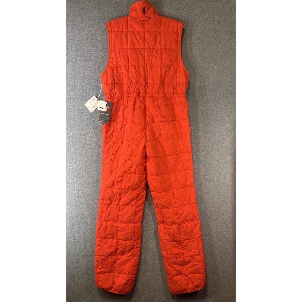 Free People Movement Pippa Packable Puffer Suit Size Large Cherry Red $348 - Picture 5 of 10